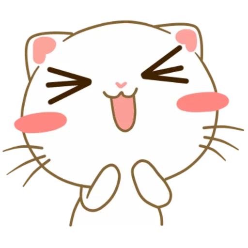 chat kavai, chat japonais, chats mignons, chat kawaii, dessins kawaii mignons