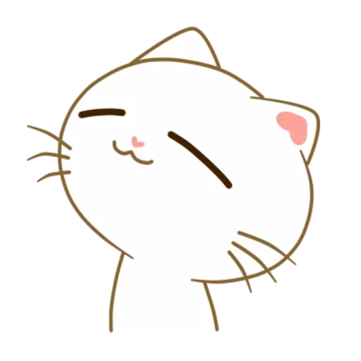 katze, kavai katze, kawaii katze, animierte japanische emoticons, kawaii katzen mit transparentem hintergrund