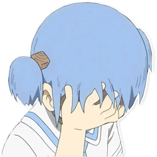 gambar, anime facepalm, pegangan anime, karakter anime