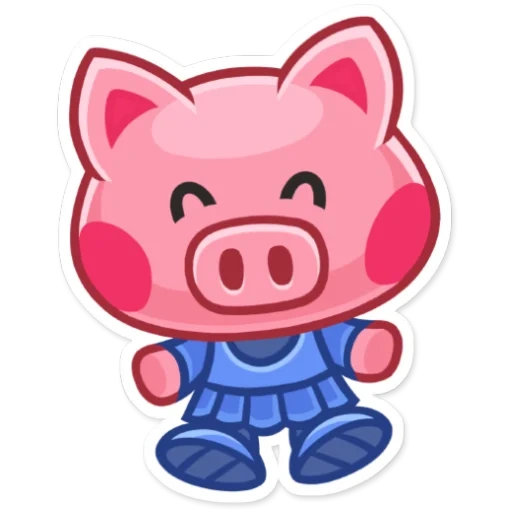 свинья, свинья милая, розовая свинья, милый поросенок, plim plim hoggie