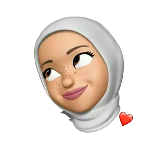 emoji, hijab cartoon, emoji iphone hijab, memoji android hijab, emojis muslim muslim
