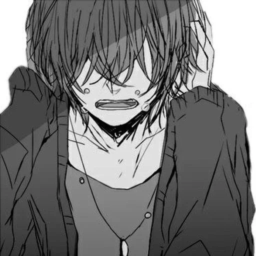парни аниме, парень плачет аниме, плачущие аниме парни, грустные аниме мальчики, грустное лицо аниме парень