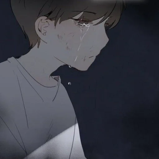 рисунок, sad anime boy, аниме грустные, аниме мальчики, плачущие пацаны аниме