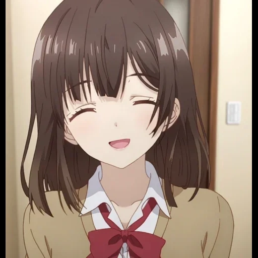 sayu ogiwara, menina anime, personagem de anime, papel de garota anime, hige wo soru soshite joshikousei wo hirou