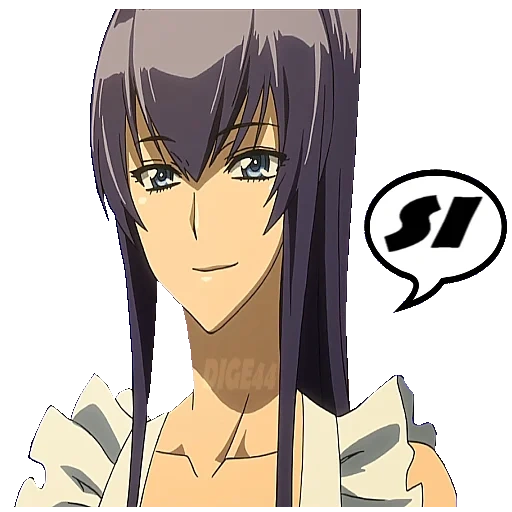 saeko busujima, personajes de anime, saeko busujima 18, escuela de los muertos saeco, escuela de los muertos saeko busujima