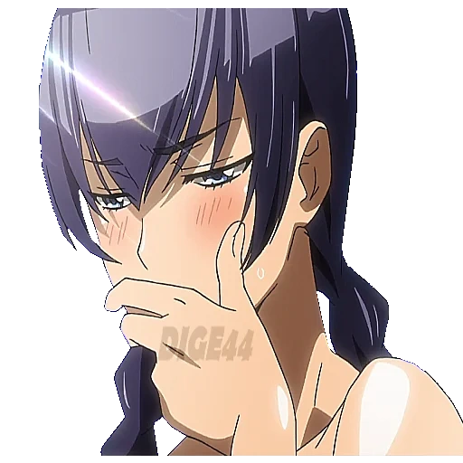 ragazze anime, l'eroina dell'anime, personaggi anime, high school the dead saeko busujima, anime school of the dead saeko busujima