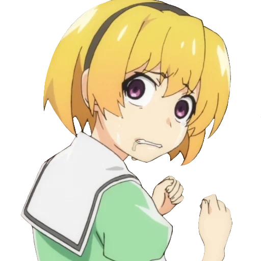 satoko, higurashi, tojo satoko, anime minimalista, personaggio di anime