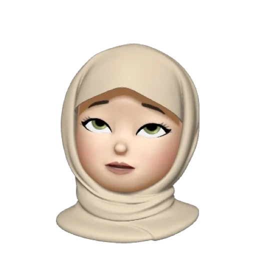 emoji, emoji, emoji alenka, memoji hijabe, emoji fait face à un hijabe