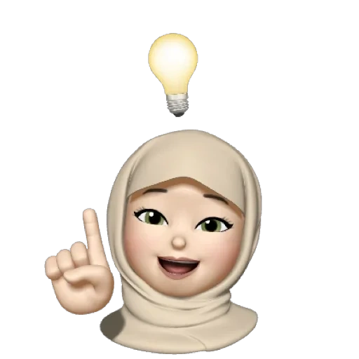 emoji, emoji alenka, memoji hijabe, grand-mère musulmane emoji