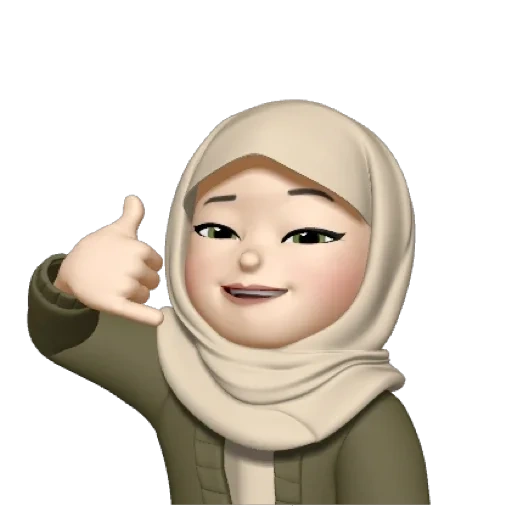 memoji, dibujos emoji, memoji hijabe, memoji musulmán, emoji iphone hijab