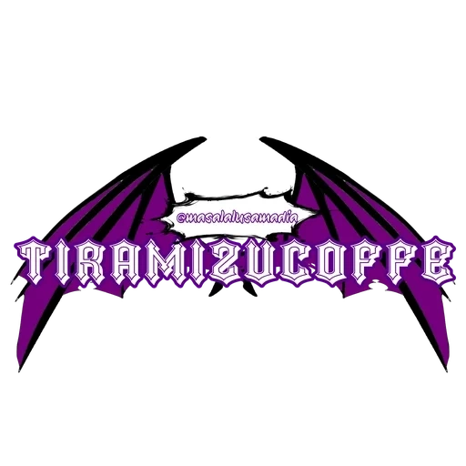 der text, die fledermäuse, logo fledermäuse, zeichen fledermaus, purple fledermäuse