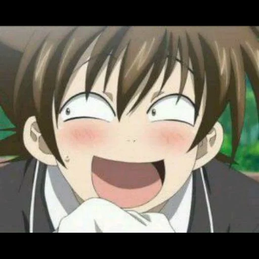 anime, anime, highschool dxd, anime ahahaha meme, rostos pervertidos de anime