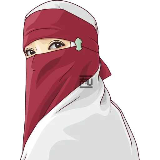 девушка, никаб арт, мусульманин, девушка мусульманка, 720 1280 обои телефон девушки хиджаб