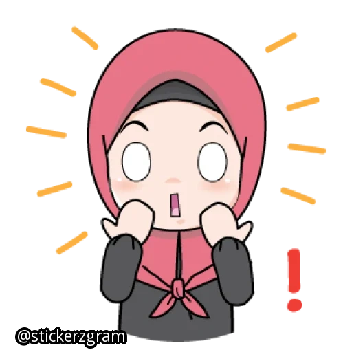 anime, muslim, muslim, watsap muslim, emoji mädchen ist ein hijabe