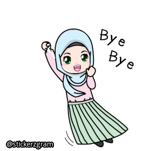 girl, muslim, islamic emoji, muslim children, expression girl headscarf