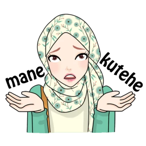 mujer joven, maquillaje hijab, chica musulmana, hijab musulmán, watsap musulmán