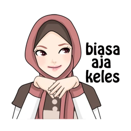 hijab, mujer joven, dibujos animados de hijab, watsap musulmán, emoji hijabe con ojos azules
