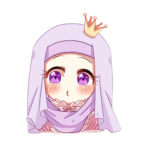 hijabe, arte anime, anime hijab, musulmano