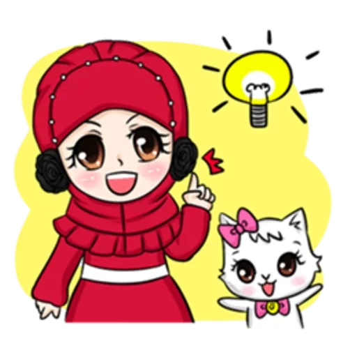 asian, girl, cute drawings, illustrations are cute, draw so cute new year