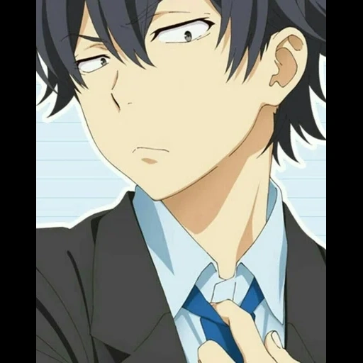 gambar, khachiman, karakter anime, hachiman hikigaya