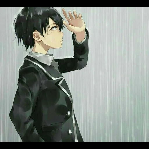 kirito, animação kirito, personagem de anime, oito lados do vale, hikigaya hachiman