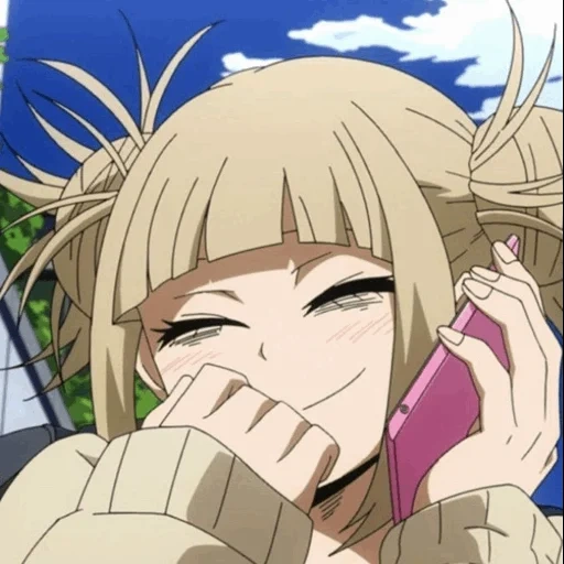 himiko, himiko toga, anime characters, chemico toga anime, toga himiko aesthetic