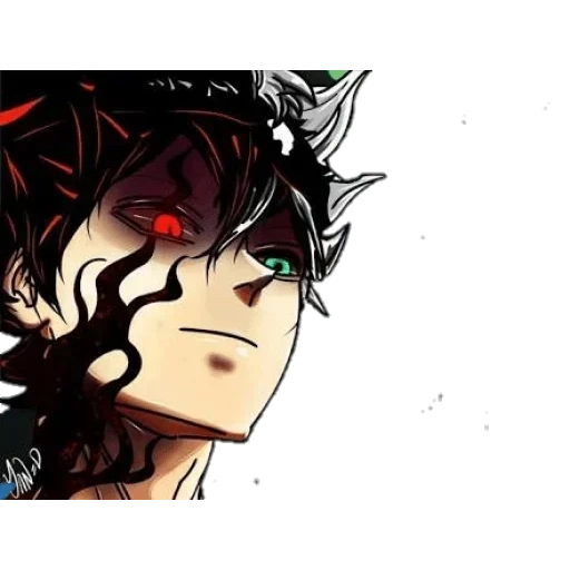 black clover, black clover asta, black clover manga, аста чёрный клевер демон, аста черный клевер аватар