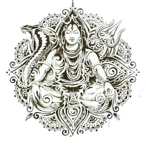 ganesha, ganesha's tattoo, maihendifo, hindu gods, shiva jensereg mandala