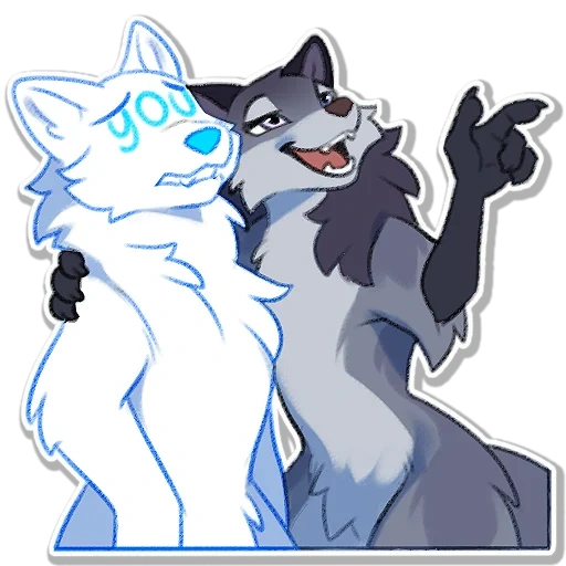 anime, furri wolf, loup à fourrure, furson husky, wolf furri art