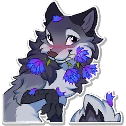 pack, chibi wolf