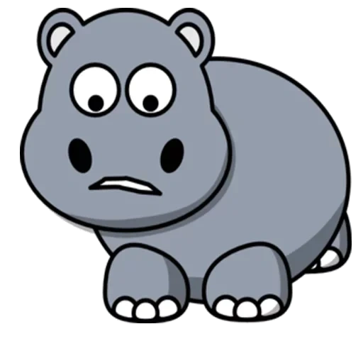 hippopotame, hippopotame animal, motif hippopotame, hippopotame animal, hippopotame de cartoon