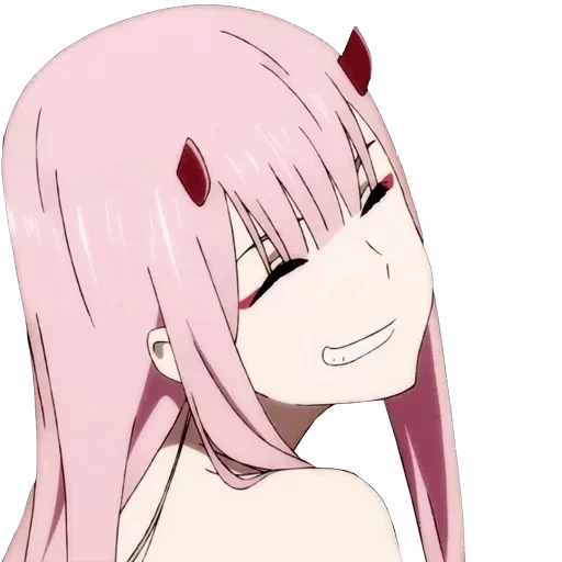 zero two, zero two animation avatar, zero two franks smiles