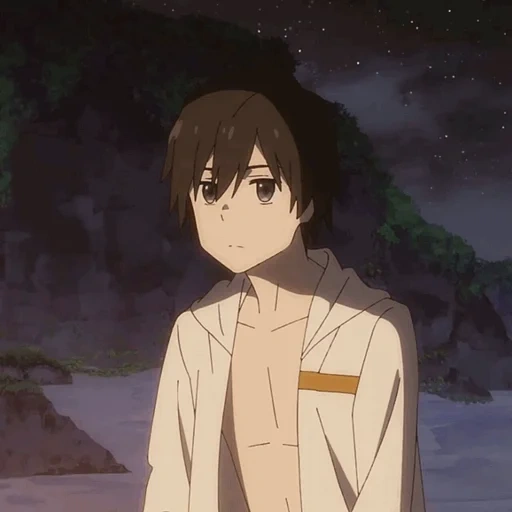 cazuki akan, anime characters, kyoukai no kanata, masters of the sword online, tanaka eternally lazy tanaka