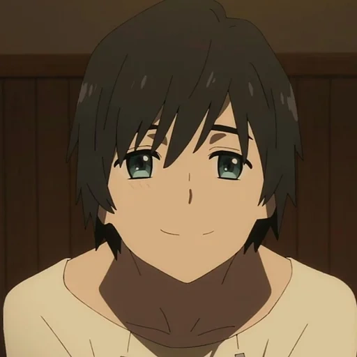 hiro anime face, o rosto do anime hiro, querida no franxx, querido em franks anime, querido no episódio 24 de franks