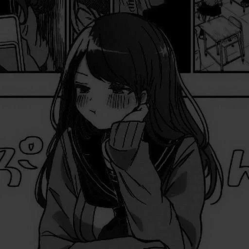 imagen, ideas de anime, chica anime, anime triste, chica de anime triste