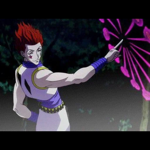 hisoka, gon hisoka, cazador x cazador 3, cazador cazador hisoca, hisoka bangie masticando