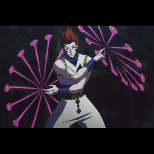 hisoka, hisoka morow, хисока моро 1999, хисока геней редан, хантер хантер хисока