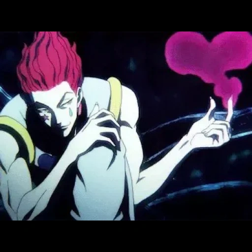 hisoka, shisoka anime, the hunter x the hunter 3, hunter hunter hissoka