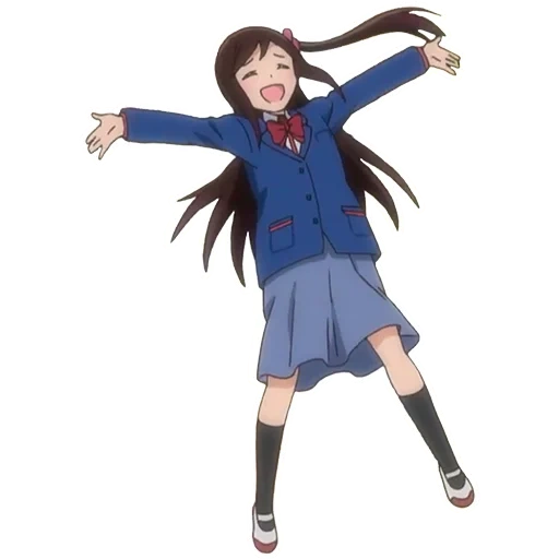 figura, renly boch, menina anime, papel de animação, hitoribocchi no marumaru seikatsu primeira temporada