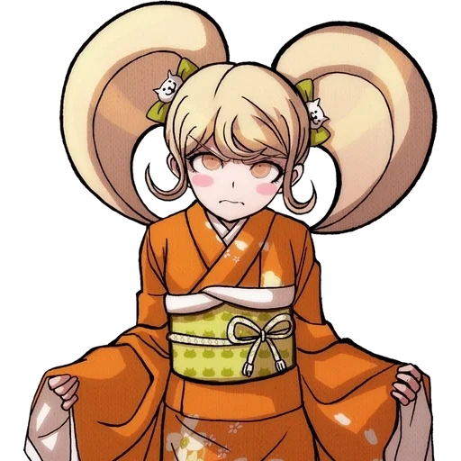 hyoko saionji, hiyoko saionji, hyoko saionji, hyuko sprites without a background, danganronpa trigger happy havoc