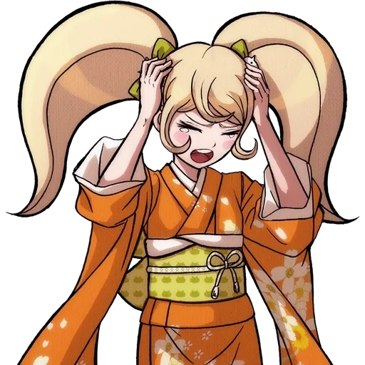 sprites de hyuko, hyoko saionji, hyoko danganronpa, sprite hyoo saionji, danganronpa déclenche des ravages heureux