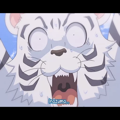 tiger de anime, anime de tigre branco, anime naruto tiger, kohaka é um tigre branco, byakko white tiger