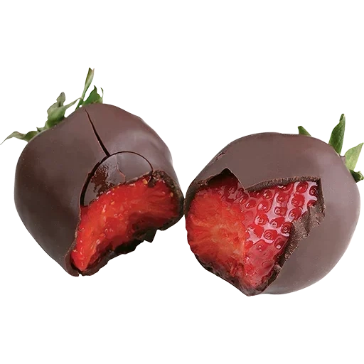 bayas de chocolate, fresas de chocolate, fresa de chocolate, fresas de chocolate con fondo blanco, fresas de fondo transparente de chocolate