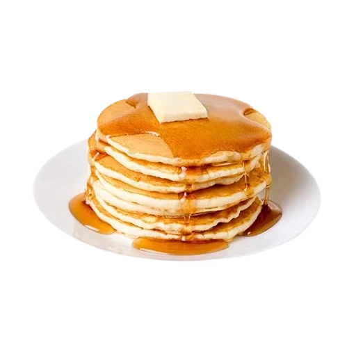 pancakes, pankek, pancake pancake, pancake con un piatto, pancake con sfondo bianco