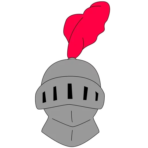 der helm des ritters, ritterhelm, der helm des ritters ist ein symbol, der helm des ritters mit einem bleistift, der ritterliche helm ist vektor