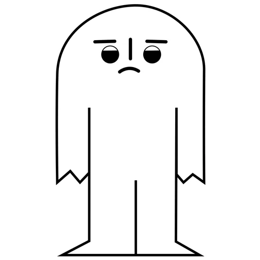 fantasma, ícono fantasma, avatar fantasma, minimalismo fantasma, ghost frank iero