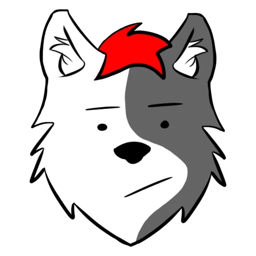 loup, clan, anime, équipe, humain