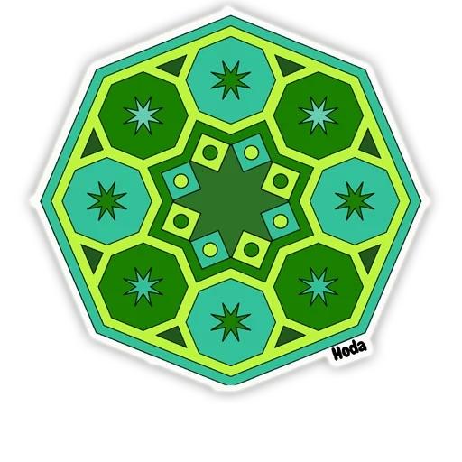 magia, emoji, padrões de mandala, desenho de mandala, desenho de arabesco