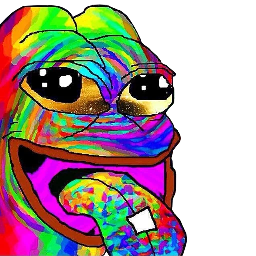 meme pepe, pepe frog, pepe frog art, the rainbow frog, kodok dada abu-abu