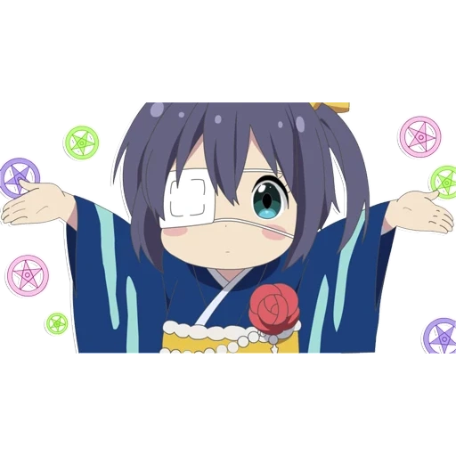 rickka takanashi, personaggi anime, meme anime rickka takanashi, chuunibyou demo koi ga sdatta, bbno y2k lalala anime anime anime